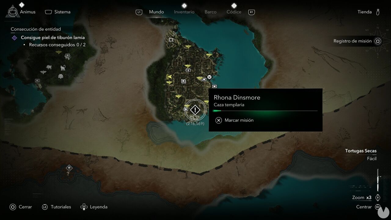 Assassin's Creed Black Flag Resynced - Templar Hunts, location of Rhona Dinsmore's third mission in Havana
