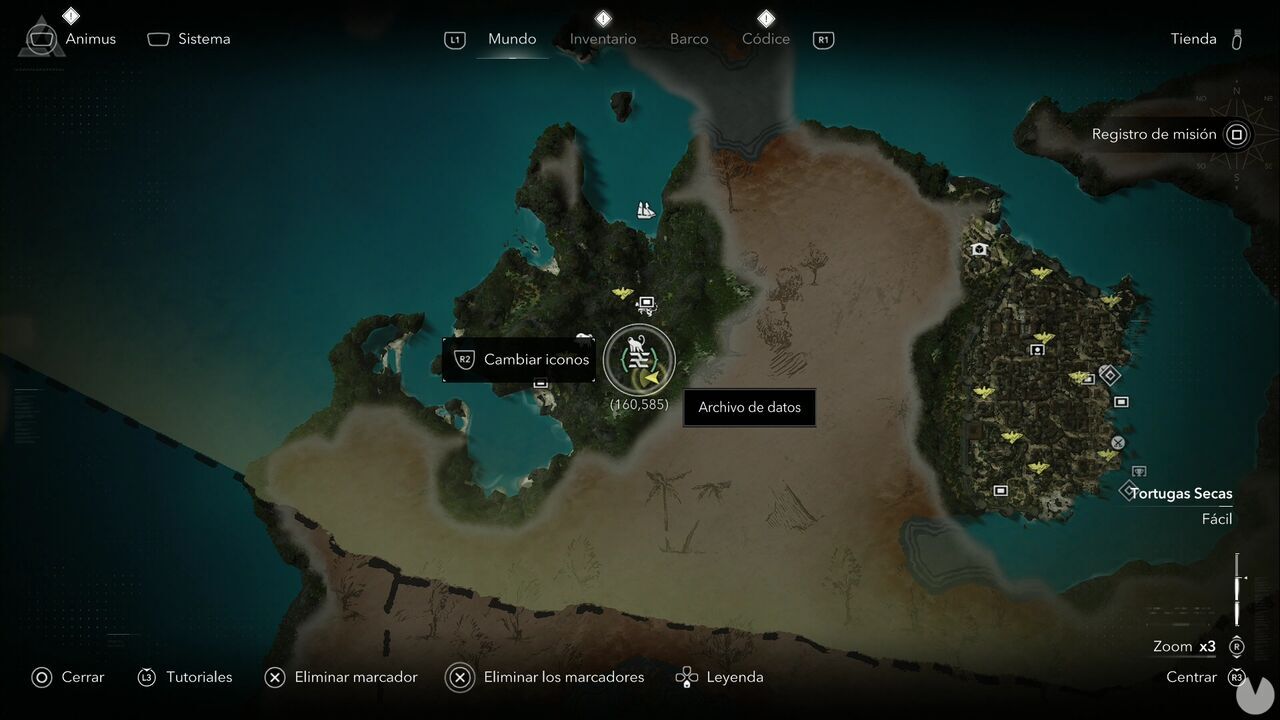 Assassin's Creed Black Flag Resynced - Data Files, location of Surveillance Recording, Main Server (Deleted) in Cape Bonavista