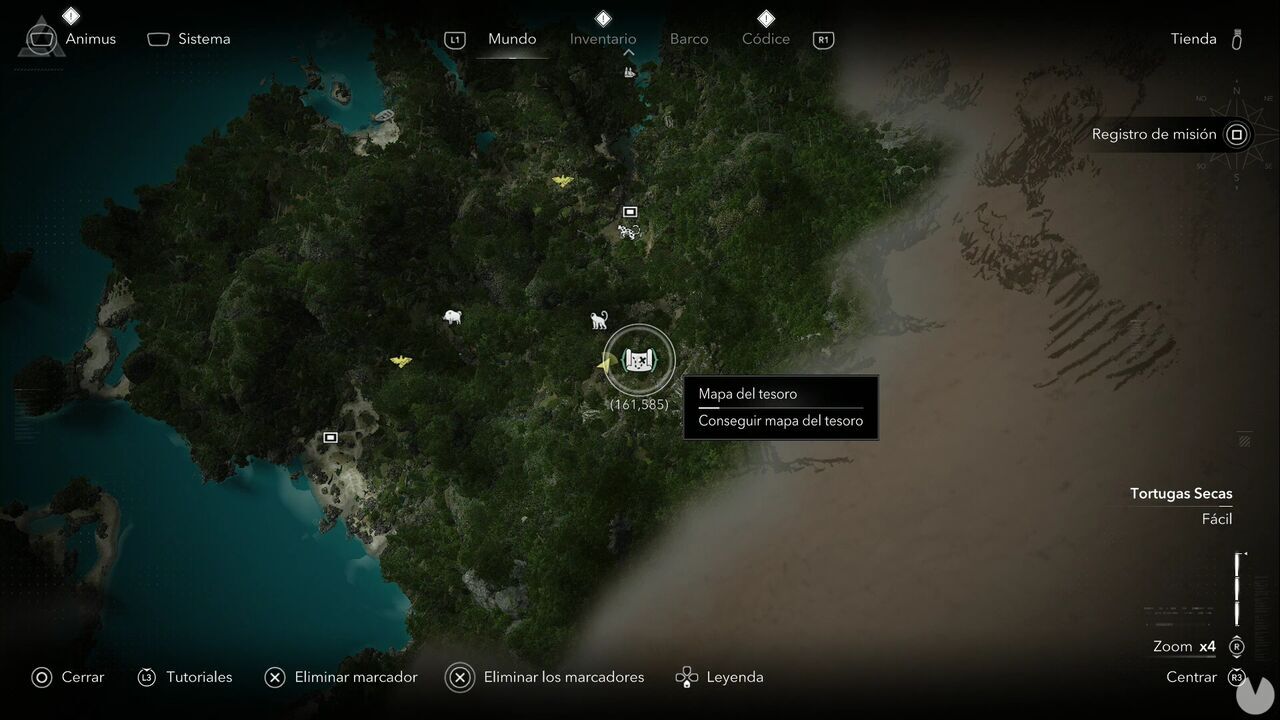 Assassin's Creed Black Flag Resynced - Treasure Maps, Cape Bonavista Treasure Map location
