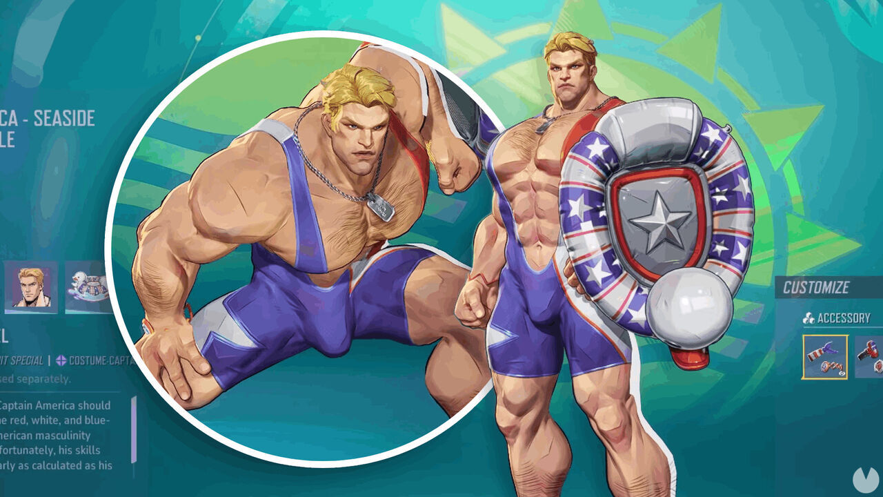 ¿Un descuido de Marvel? El detalle del nuevo bañador del Capitán América en Marvel Rivals que ha roto Internet