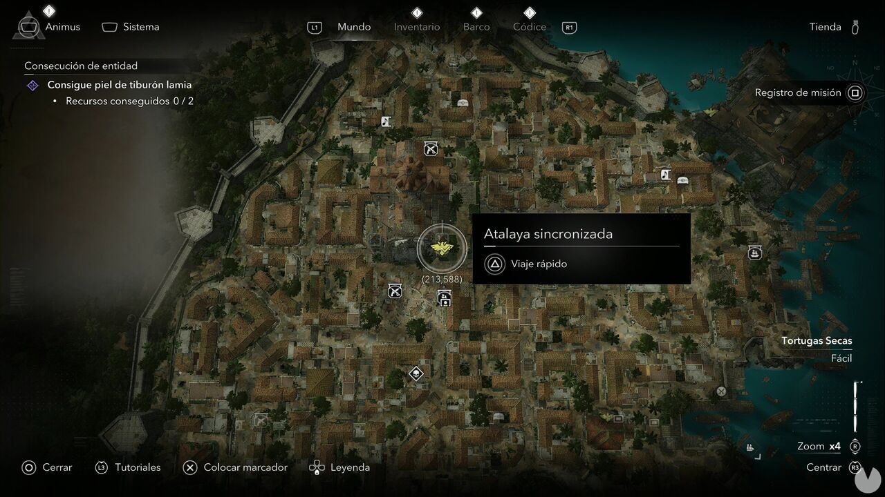 Assassin's Creed Black Flag Resynced - Viewpoints, location of one of Havana's viewpoints