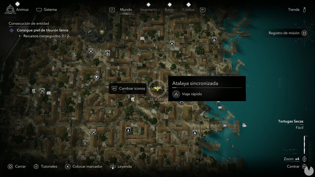 Assassin's Creed Black Flag Resynced - Viewpoints, location of one of Havana's viewpoints