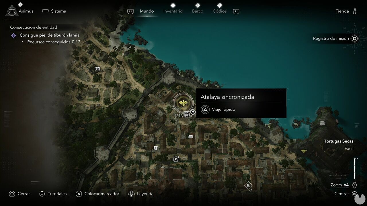 Assassin's Creed Black Flag Resynced - Viewpoints, location of one of Havana's viewpoints
