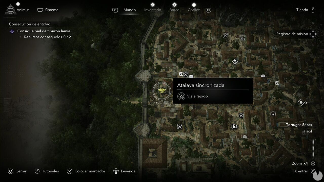 Assassin's Creed Black Flag Resynced - Viewpoints, location of one of Havana's viewpoints