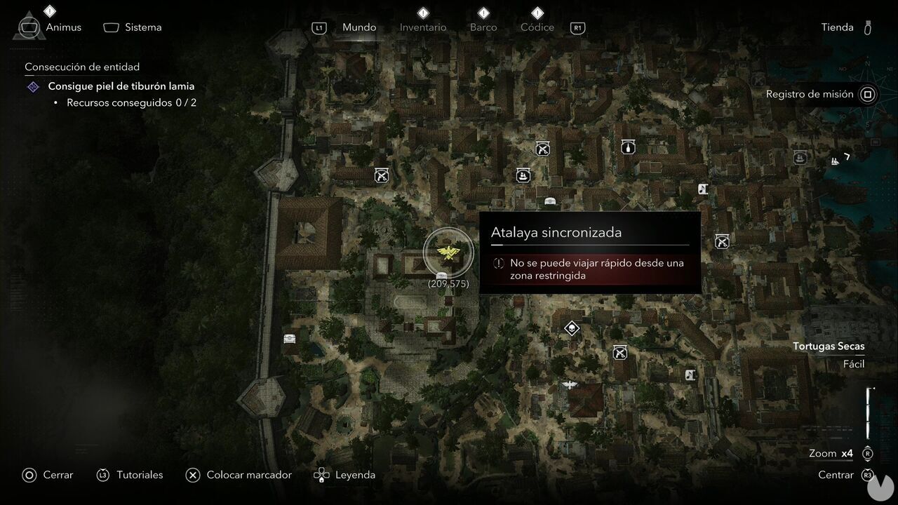 Assassin's Creed Black Flag Resynced - Viewpoints, location of one of Havana's viewpoints