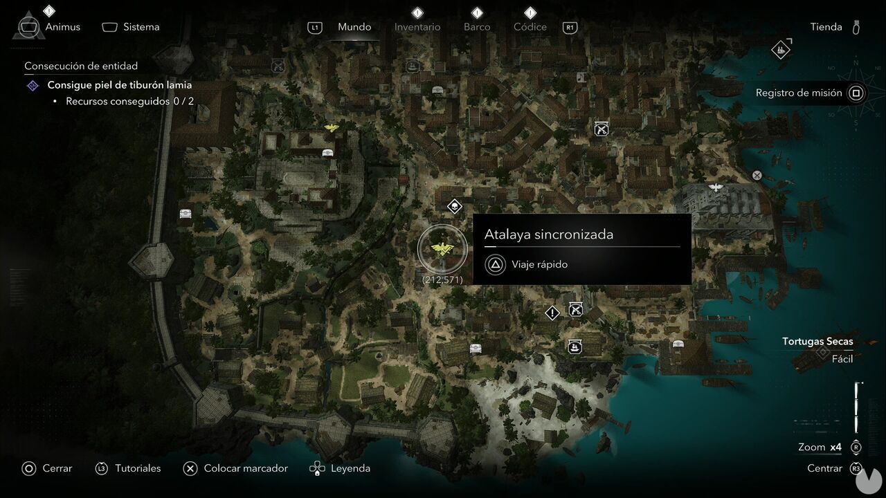 Assassin's Creed Black Flag Resynced - Viewpoints, location of one of Havana's viewpoints