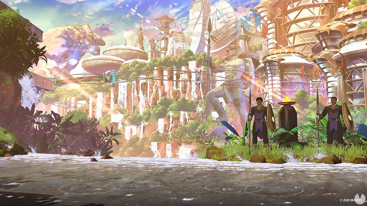 Marvel Tōkon: Fighting Souls - Wakanda stage