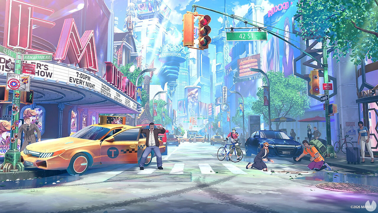 Marvel Tōkon: Fighting Souls - Marvel's New York City (Day) stage