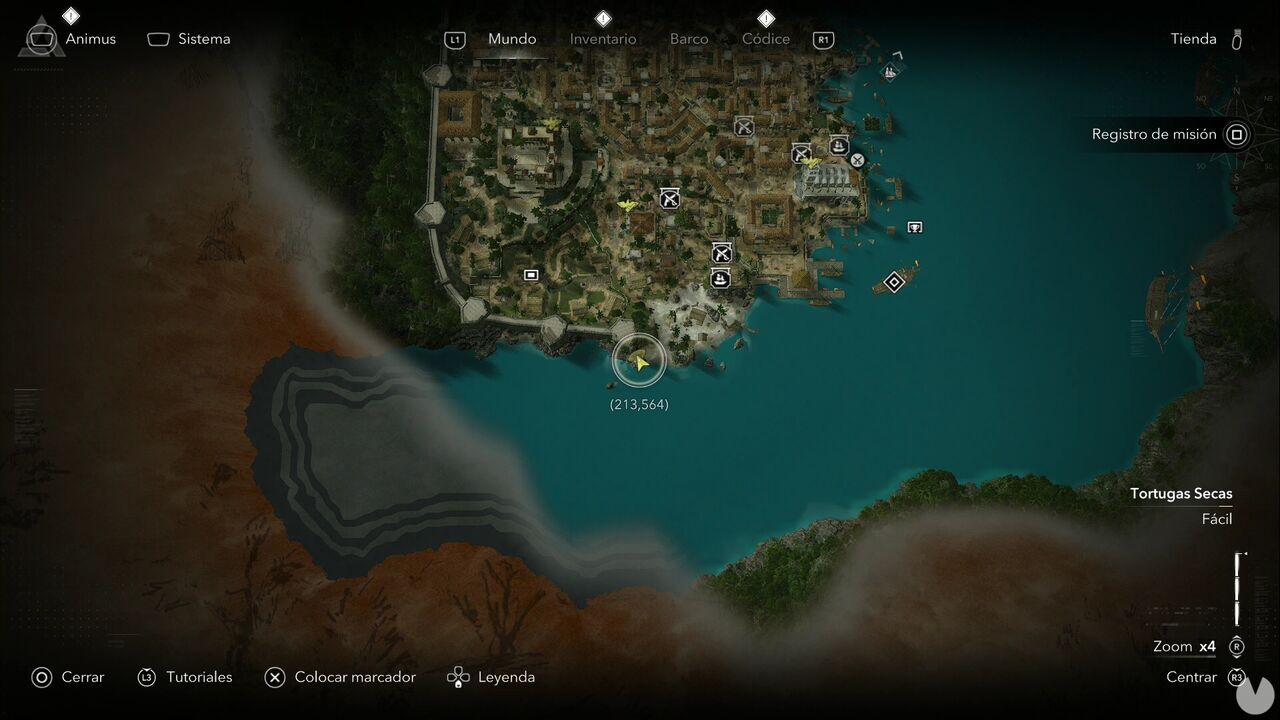 Assassin's Creed Black Flag Resynced - Treasure Maps, Havana buried treasure location
