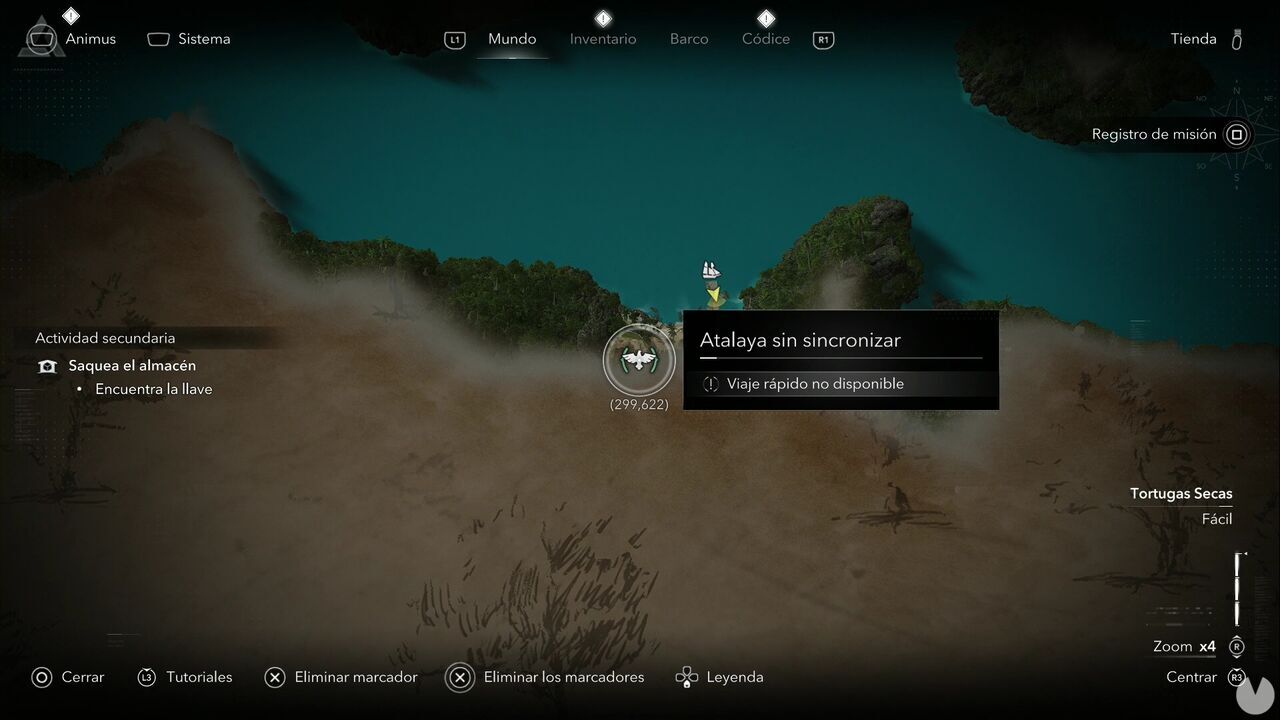 Assassin's Creed Black Flag Resynced - Viewpoints, location of the Matanzas viewpoint
