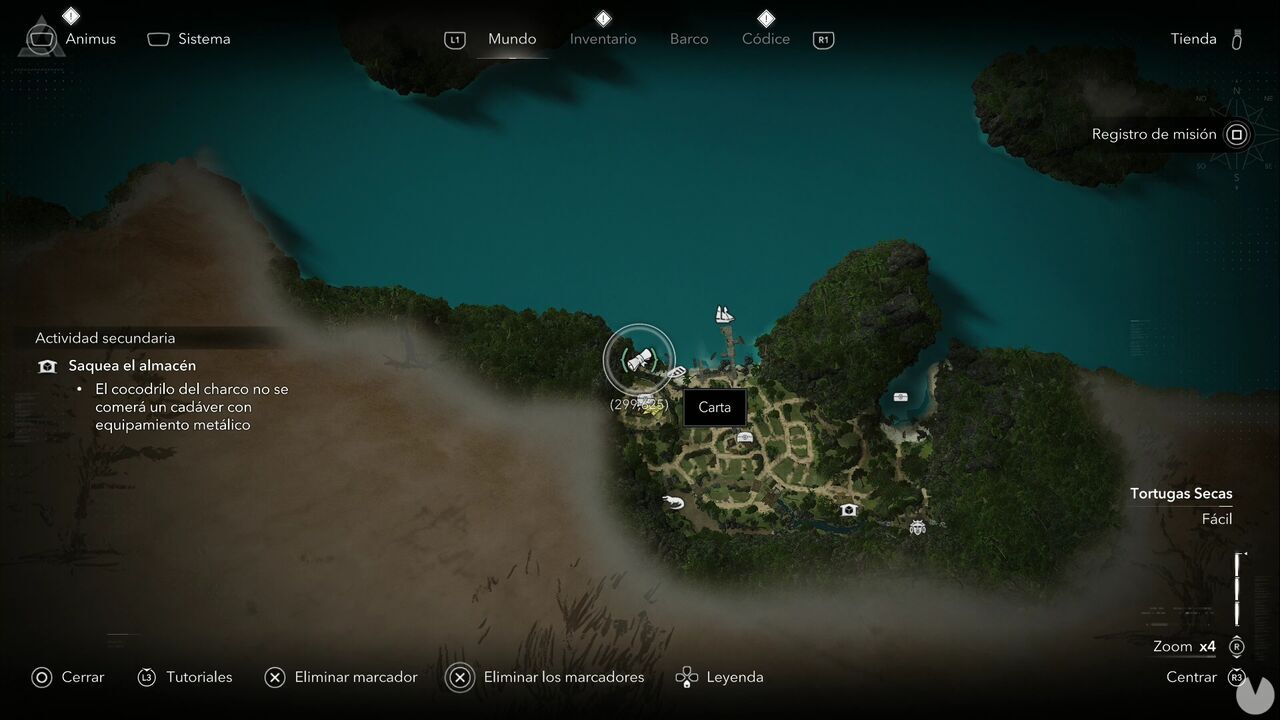 Assassin's Creed Black Flag Resynced - Letters, location of the On Leaving Home letter in Matanzas, Dry Tortuga