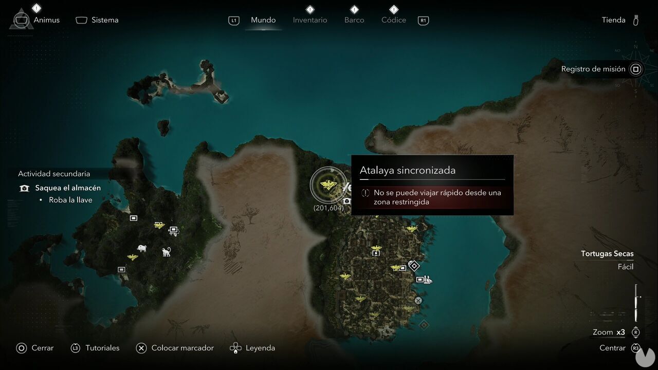 Assassin's Creed Black Flag Resynced - Viewpoints, location of one of Havana's viewpoints