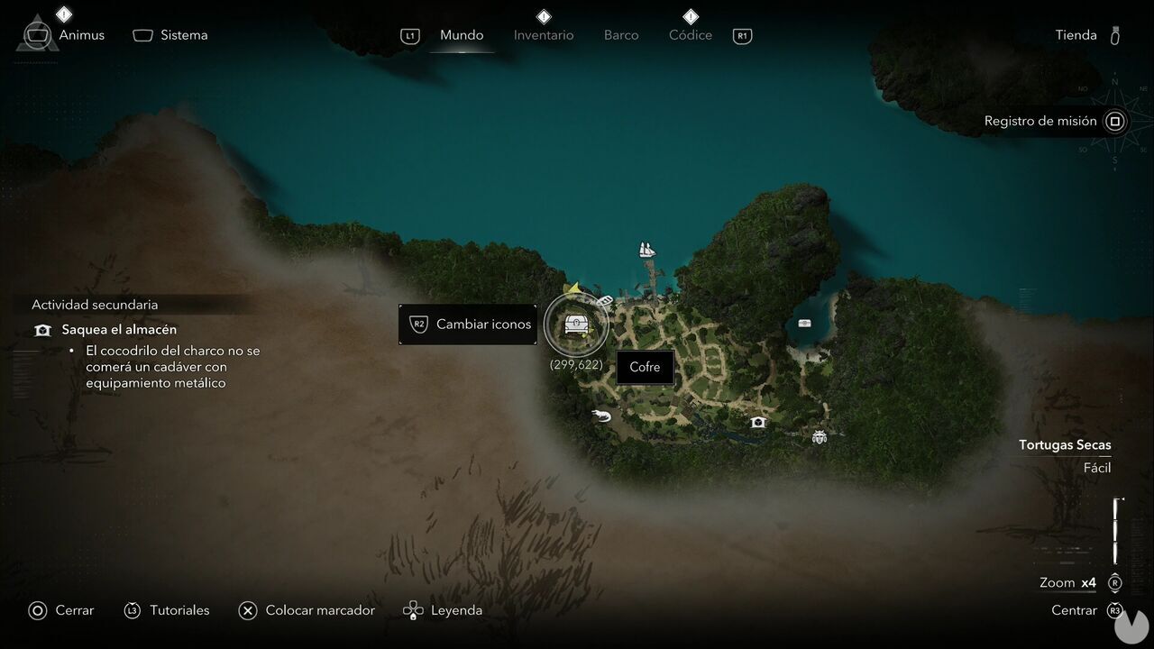 Assassin's Creed Black Flag Resynced - Chests in Dry Tortuga, location of one of the Matanzas chests