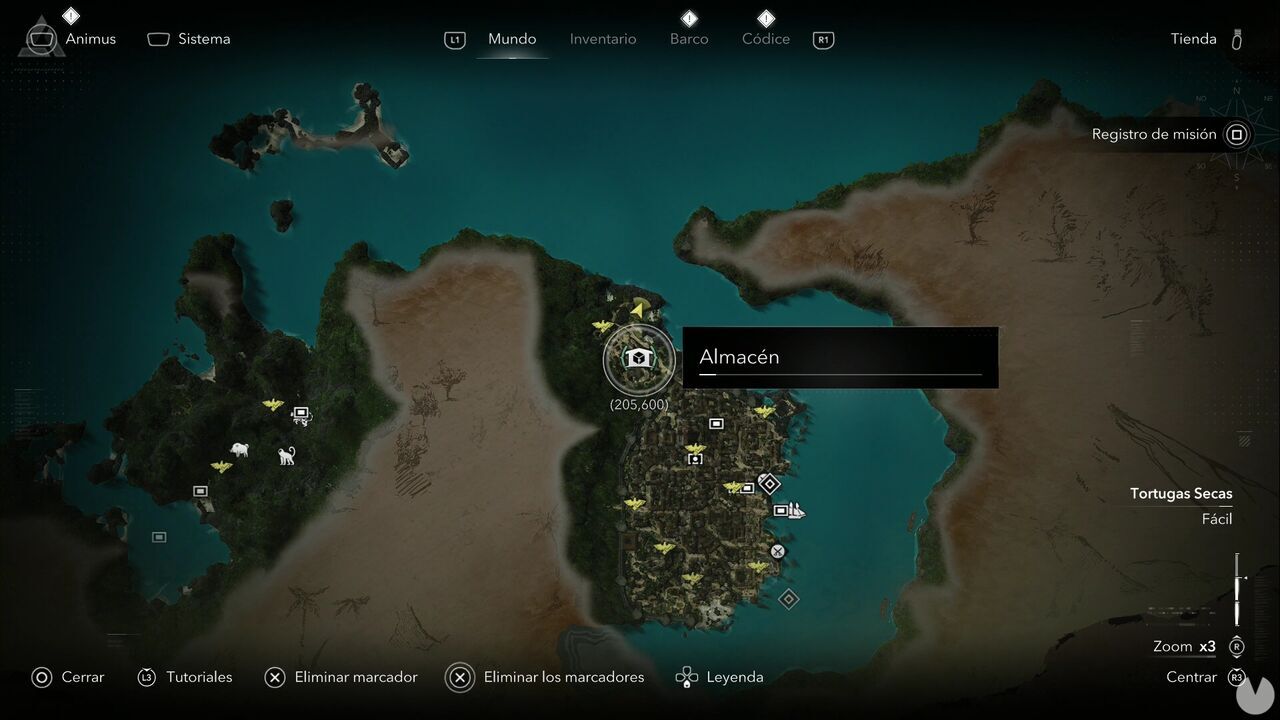 Assassin's Creed Black Flag Resynced - Warehouses, location of the warehouse northwest of Havana