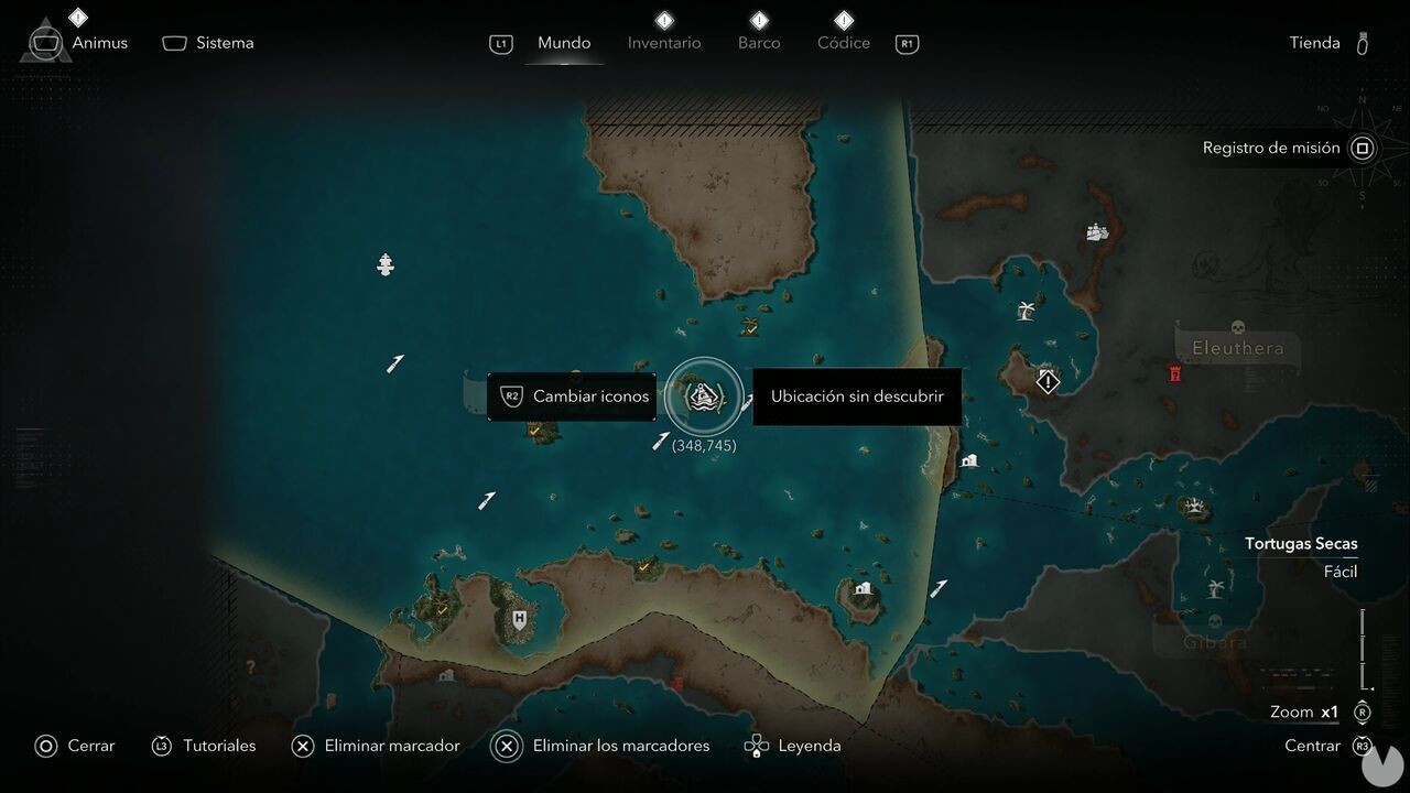 Assassin's Creed Black Flag Resynced - Underwater shipwrecks, location of the San Ignacio Wreck