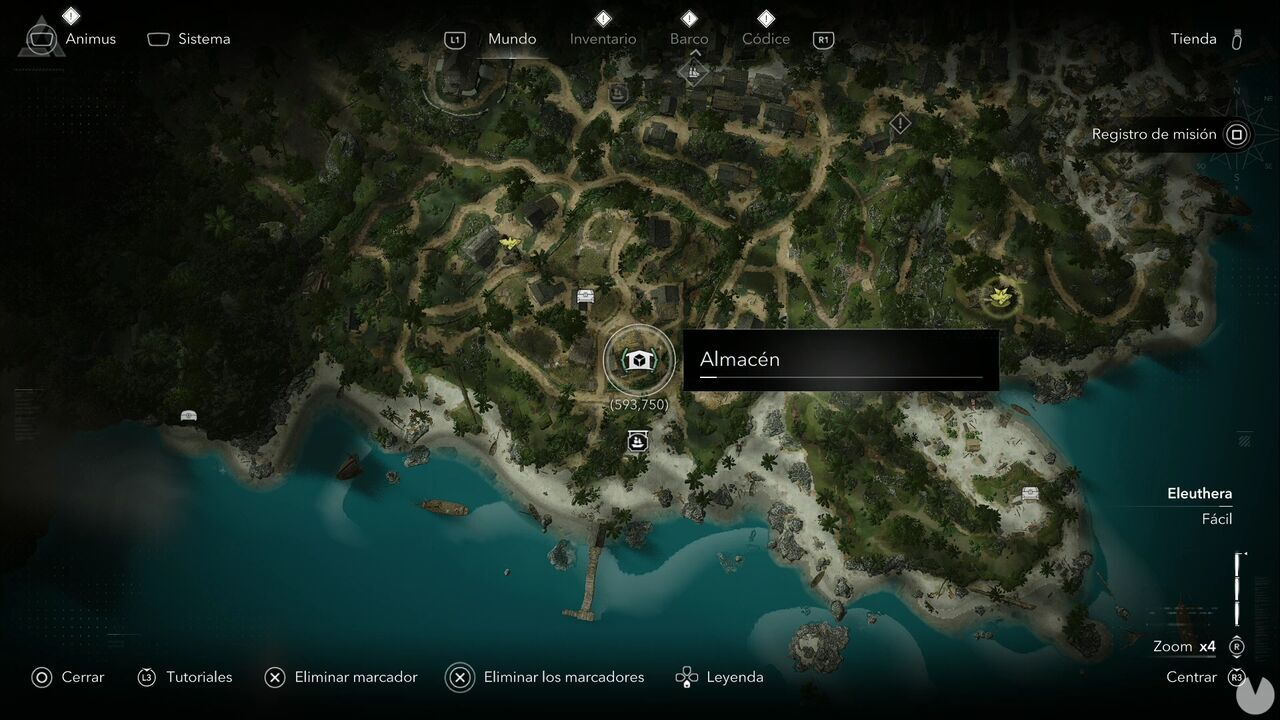 Assassin's Creed Black Flag Resynced - Warehouses, location of the Nassau warehouse