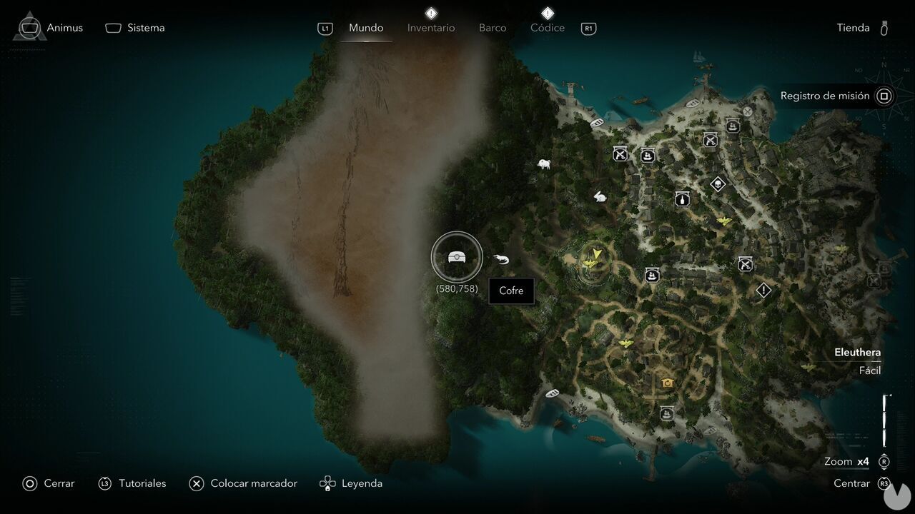 Assassin's Creed Black Flag Resynced - Chests in Eleuthera, location of one of the Nassau chests