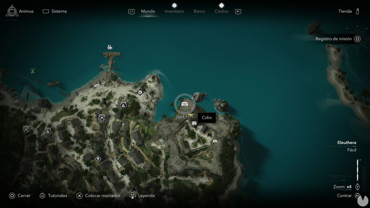 Assassin's Creed Black Flag Resynced - Chests in Eleuthera, location of one of the Nassau chests