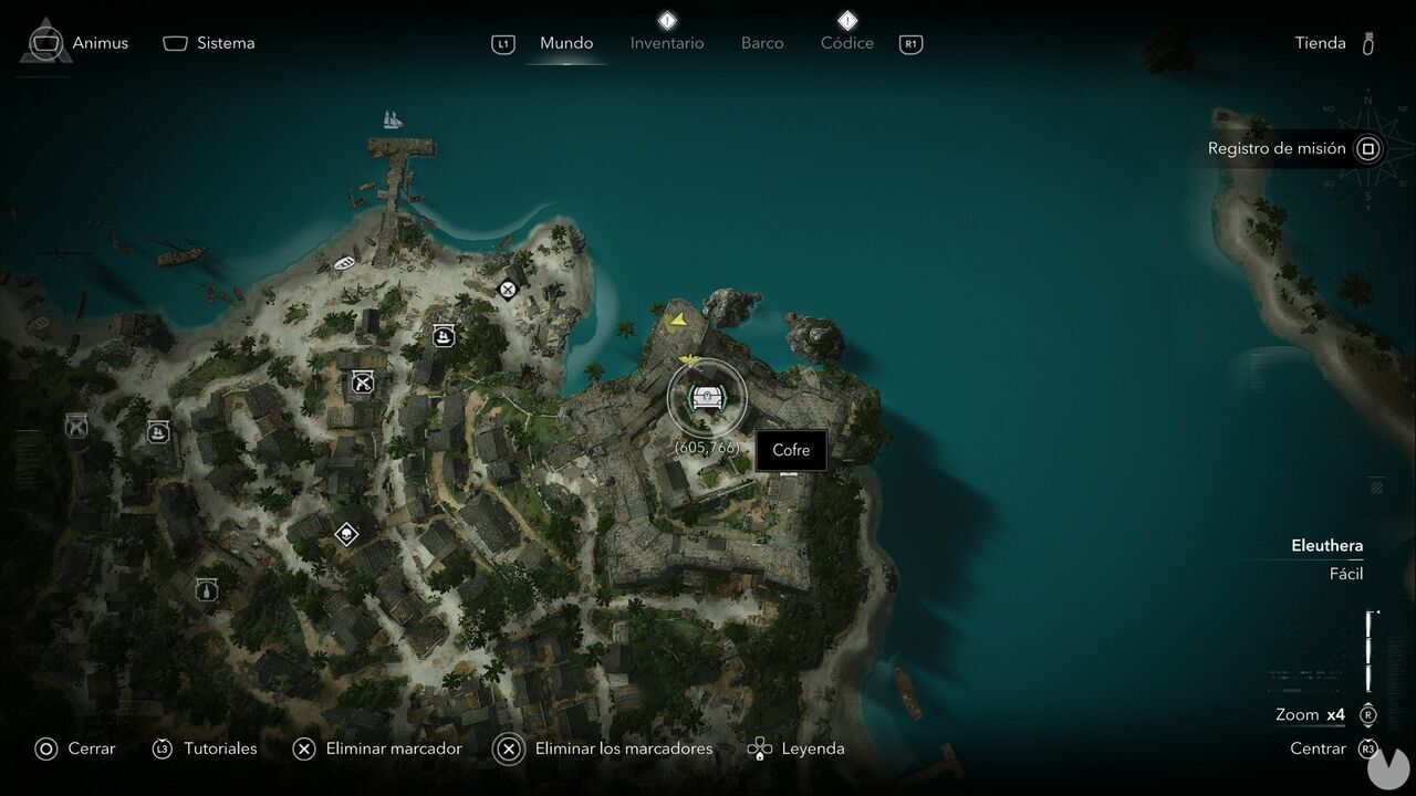 Assassin's Creed Black Flag Resynced - Chests in Eleuthera, location of one of the Nassau chests