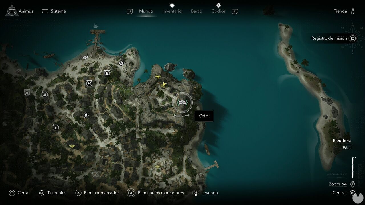 Assassin's Creed Black Flag Resynced - Chests in Eleuthera, location of one of the Nassau chests
