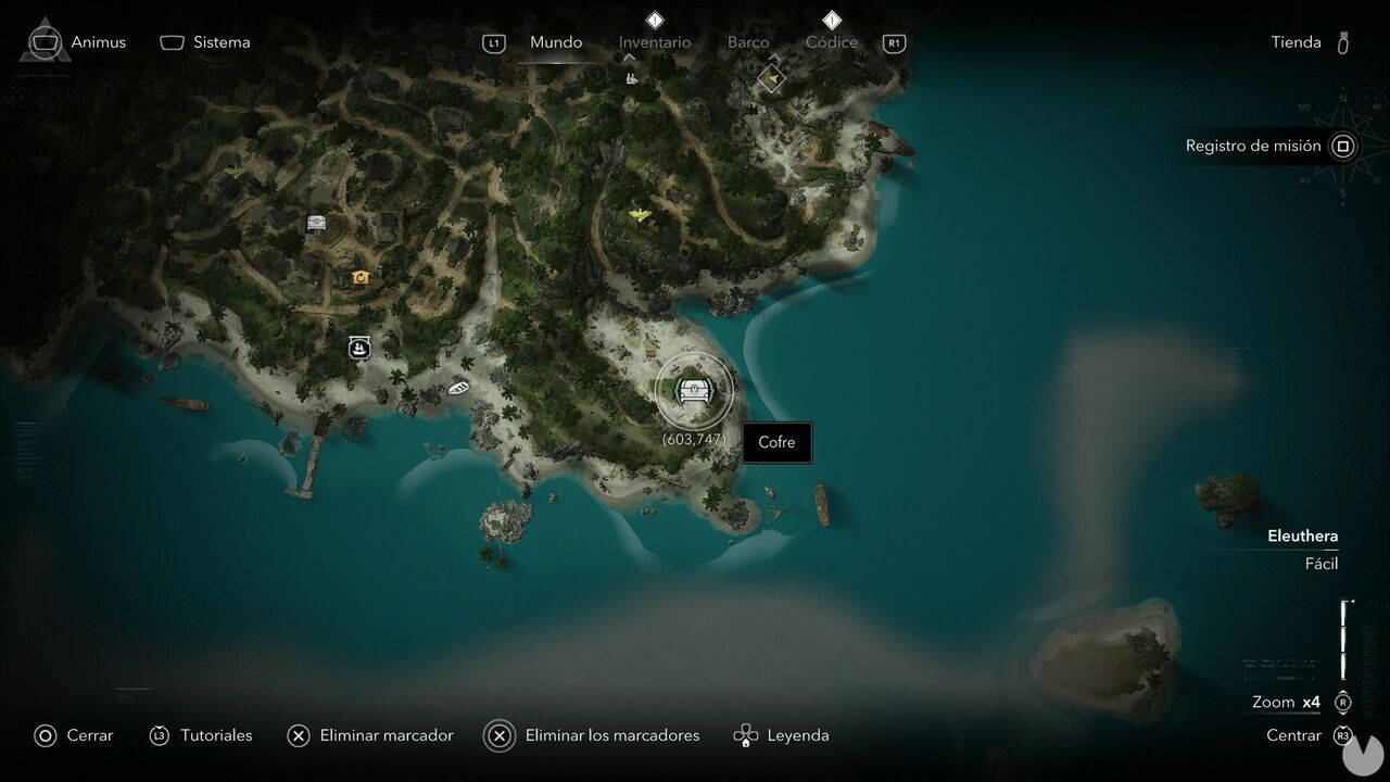 Assassin's Creed Black Flag Resynced - Chests in Eleuthera, location of one of the Nassau chests
