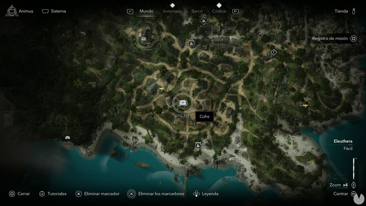 Assassin's Creed Black Flag Resynced - Chests in Eleuthera, location of one of the Nassau chests