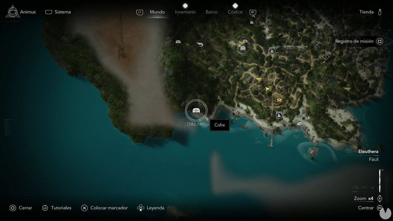 Assassin's Creed Black Flag Resynced - Chests in Eleuthera, location of one of the Nassau chests