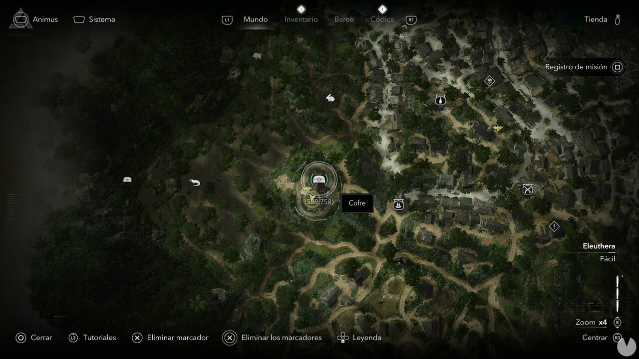 Assassin's Creed Black Flag Resynced - Chests in Eleuthera, location of one of the Nassau chests