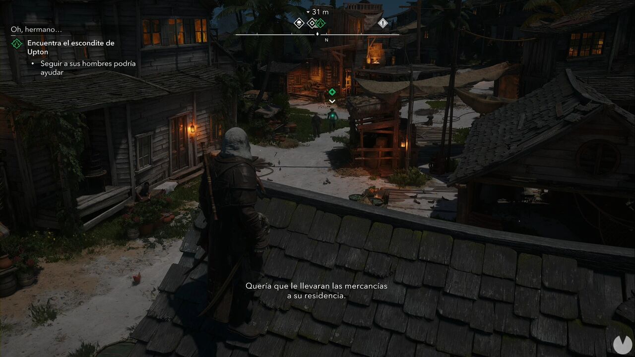 Assassin's Creed Black Flag Resynced - Templar Hunts, Upton Travers; Travers' men walking around the market
