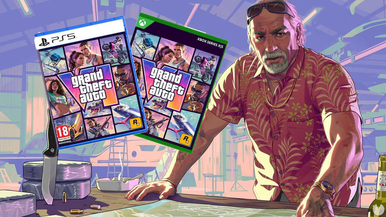 Grand Theft Auto VI - GTA VI editions, montage with the game's standard editions on PS5 and Xbox Series X|S