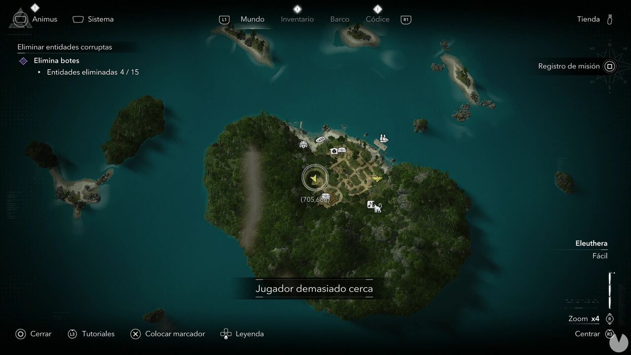 Assassin's Creed Black Flag Resynced - Cat Island Warehouse, location of the enemy carrying the warehouse key