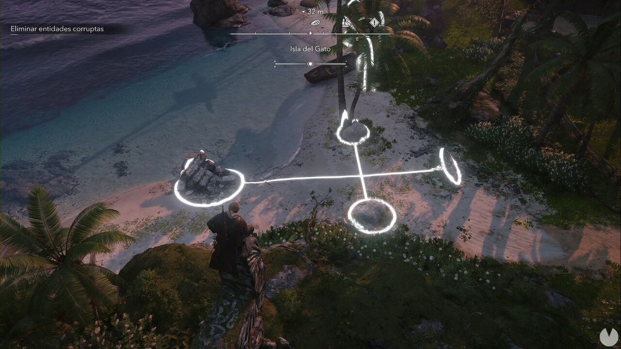 Assassin's Creed Black Flag Resynced - Mayan Stelae in Eleuthera, solution to the Cat Island Mayan Stela