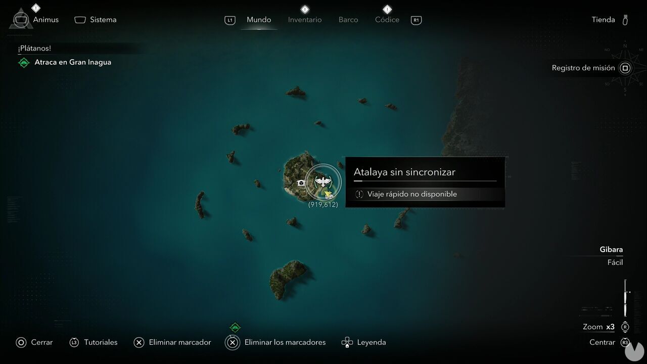 Assassin's Creed Black Flag Resynced - Viewpoints in Gibara, location of the Black Island viewpoint