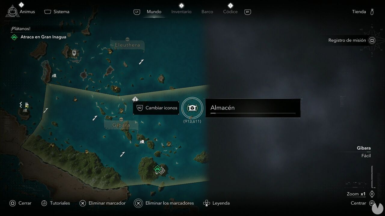 Assassin's Creed Black Flag Resynced - Warehouses, location of the Black Island warehouse