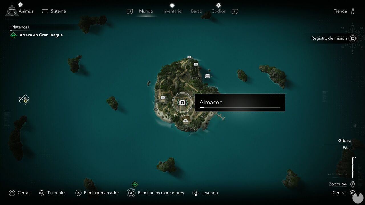 Assassin's Creed Black Flag Resynced - Warehouses, location of the Black Island warehouse