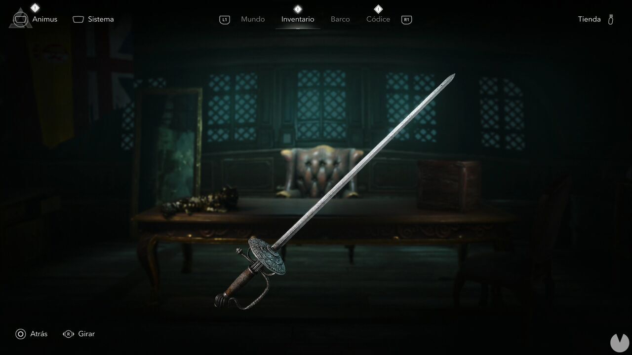 Assassin's Creed Black Flag Resynced - Swords, Officer's Smallswords