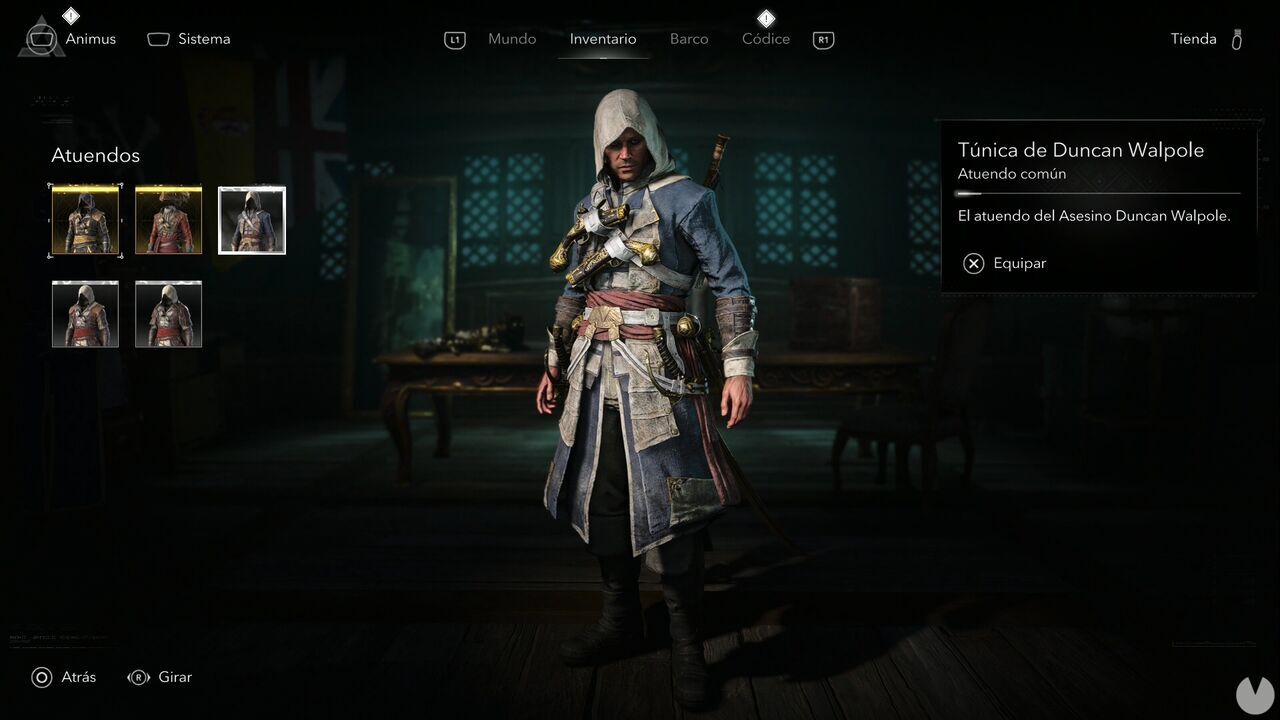 Assassin's Creed Black Flag Resynced - Outfits, Duncan Walpole's Robes