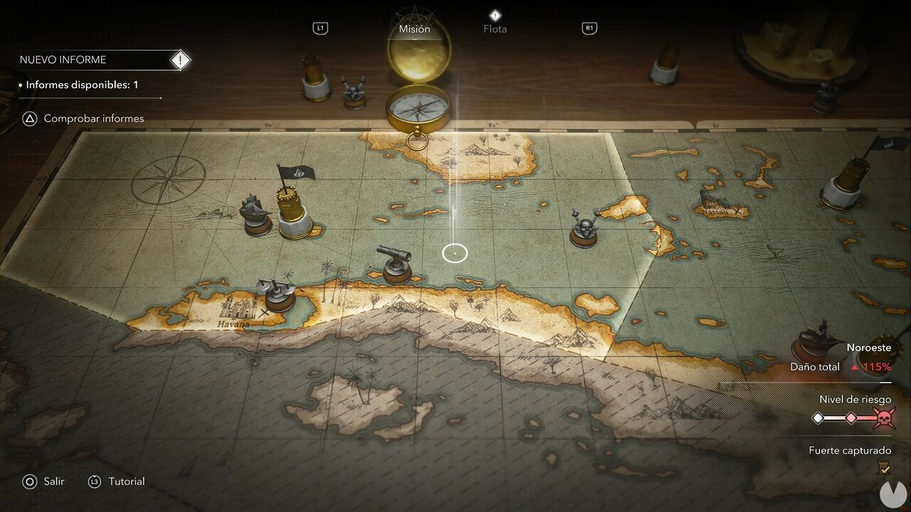 Assassin's Creed Black Flag Resynced - Kenway's Fleet; Kenway's Fleet menu