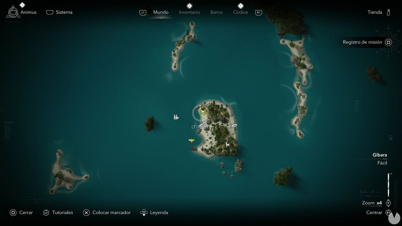Assassin's Creed Black Flag Resynced - Treasure Maps, Salt Lagoon treasure location