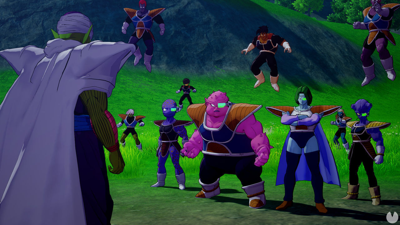 Enemigos del segundo DLC de Dragon Ball Z: Kakarot, que se estrenará mañana.