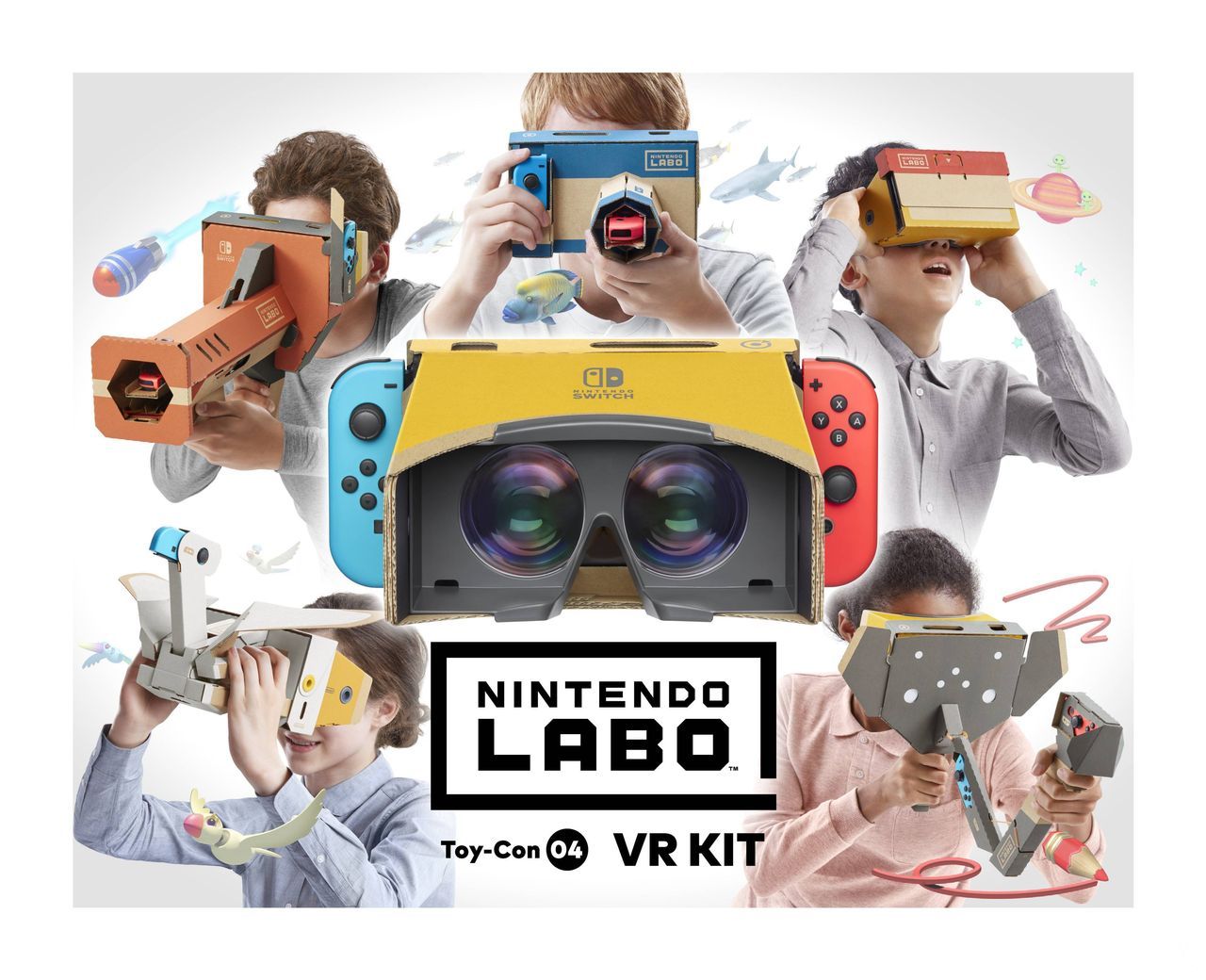 The virtual reality of Nintendo Labo is presented in this extensive trailer