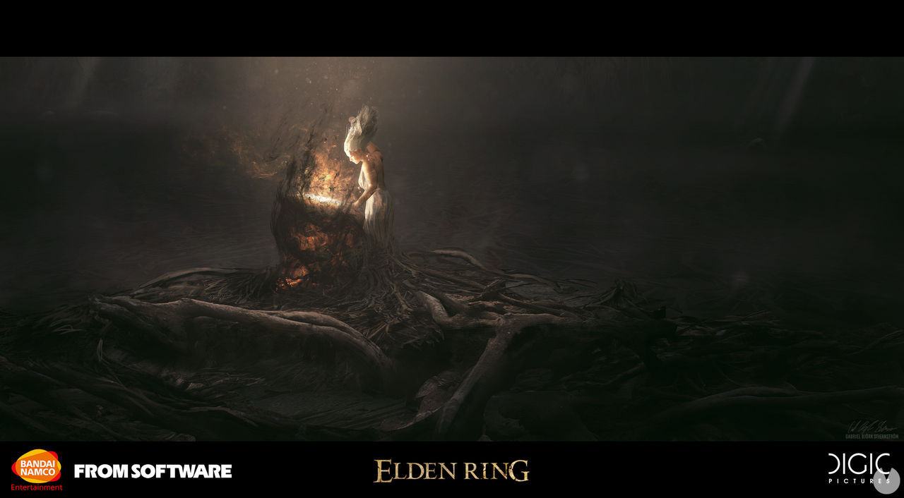 Arte conceptual del tráiler de presentación de Elden Ring