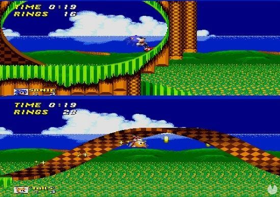 El modo para dos jugadores: Naka y su gente haciendo lo que parecía imposible.