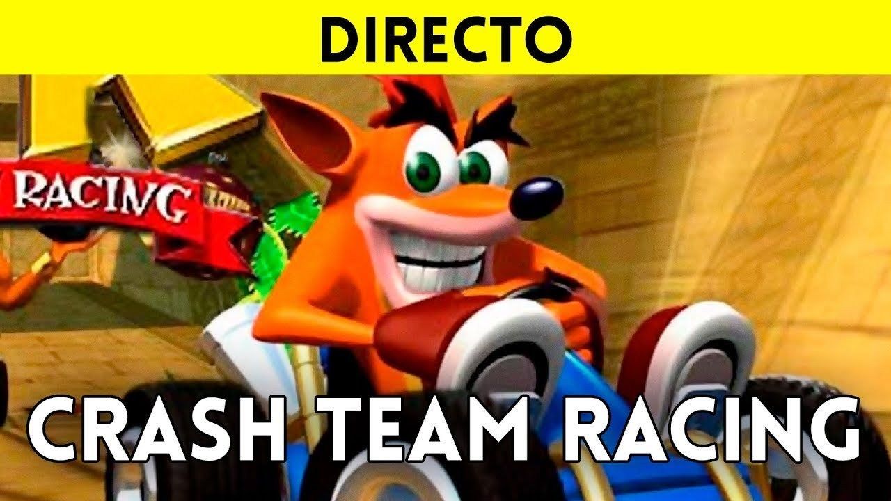Jugamos al clásico Crash Team Racing de PS1 en directo a las 19:00