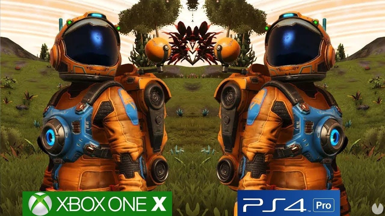 Comparan los gráficos de No Man's Sky en Xbox One X y PS4 Pro