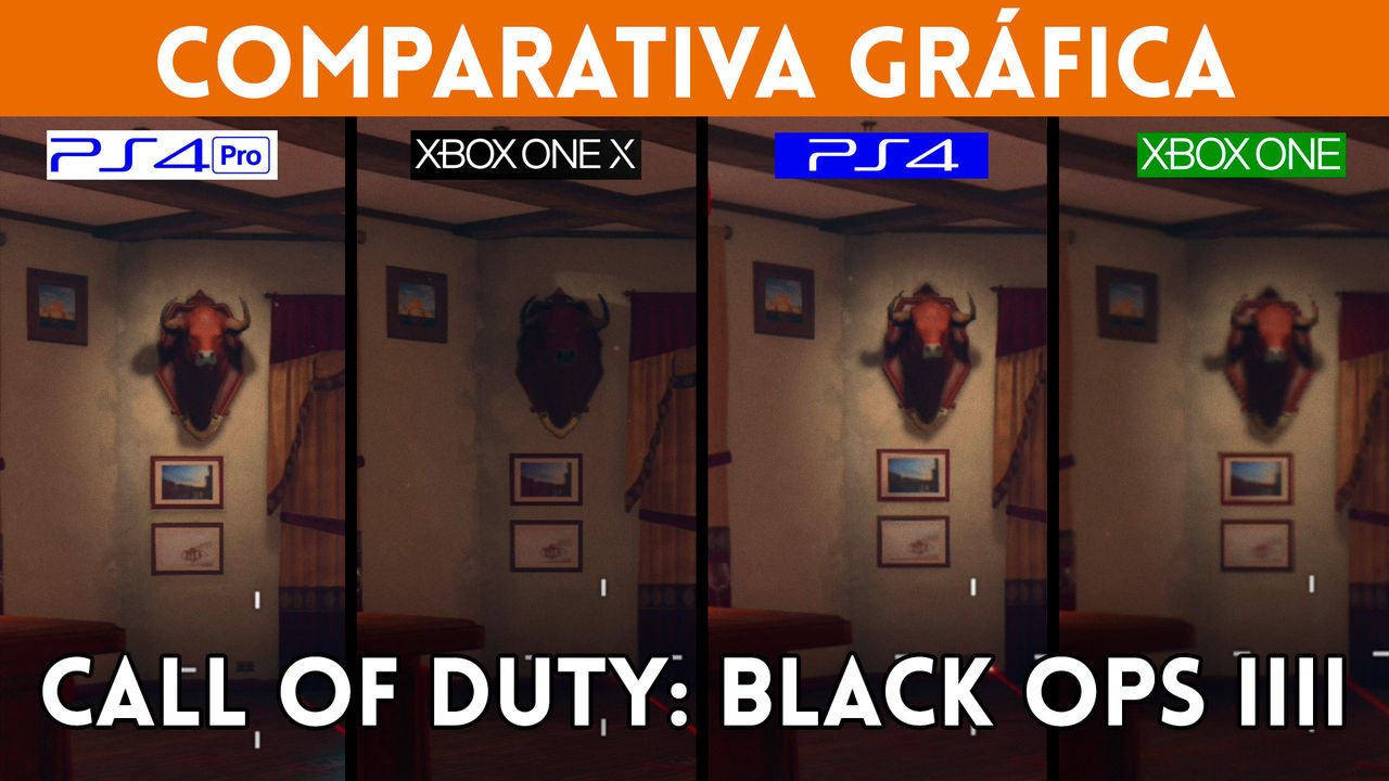 Call of Duty Black Ops 4: Comparativa PS4 vs PS4 Pro vs Xbox One vs XB1 X