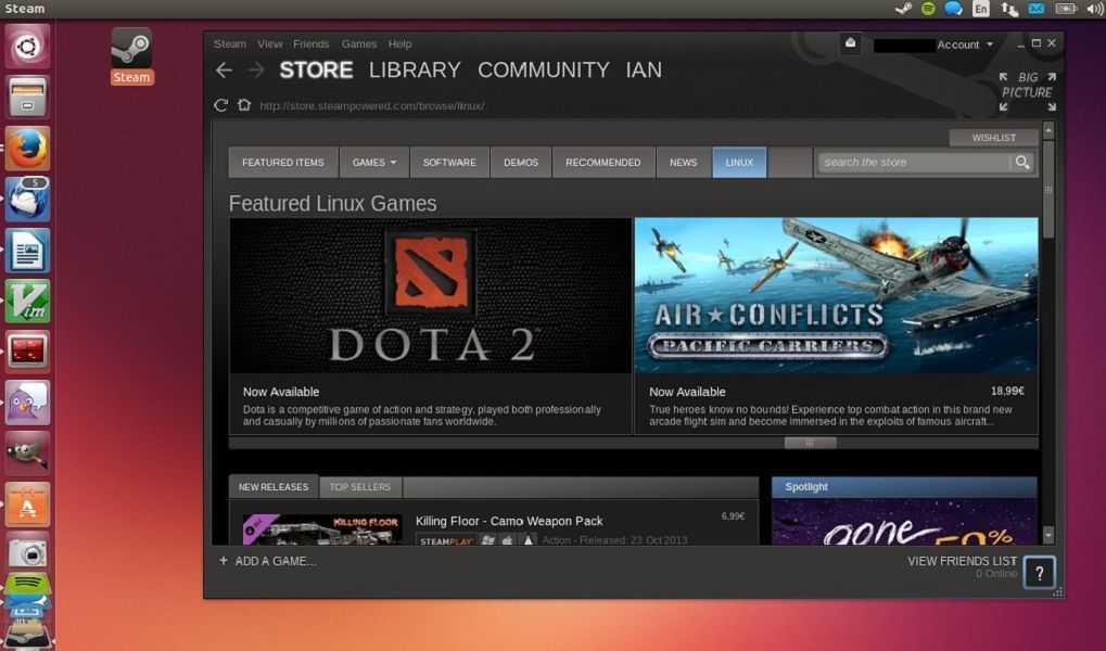 Valve está trabajando para llevar los juegos de Steam y Windows a Linux