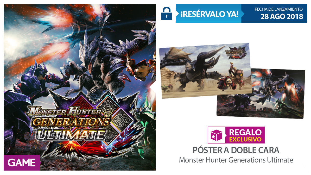 GAME detalla su incentivo por reserva para Monster Hunter Generations Ultimate