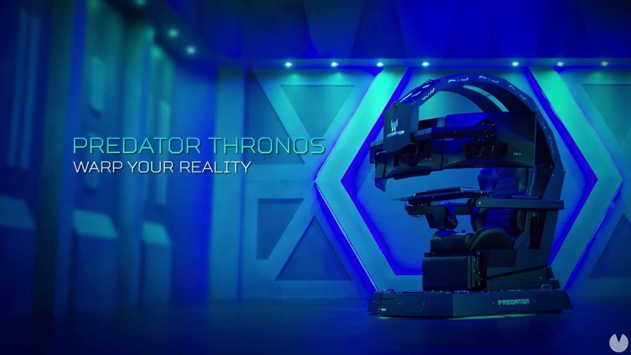 ACER estrena una ambiciosa silla para jugadores llamada 'Predator Thronos'