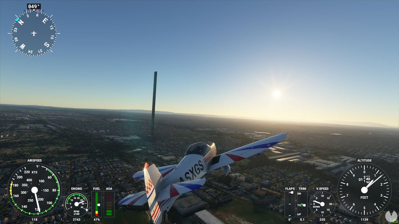 Microsoft Flight Simulator: Este rascacielos tiene 212 pisos por un error de Bing Maps